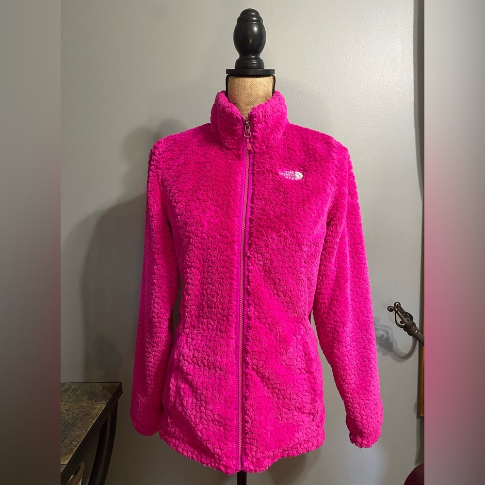 THE NORTH FACE Sherpa Jacket, Hot Pink, Size S